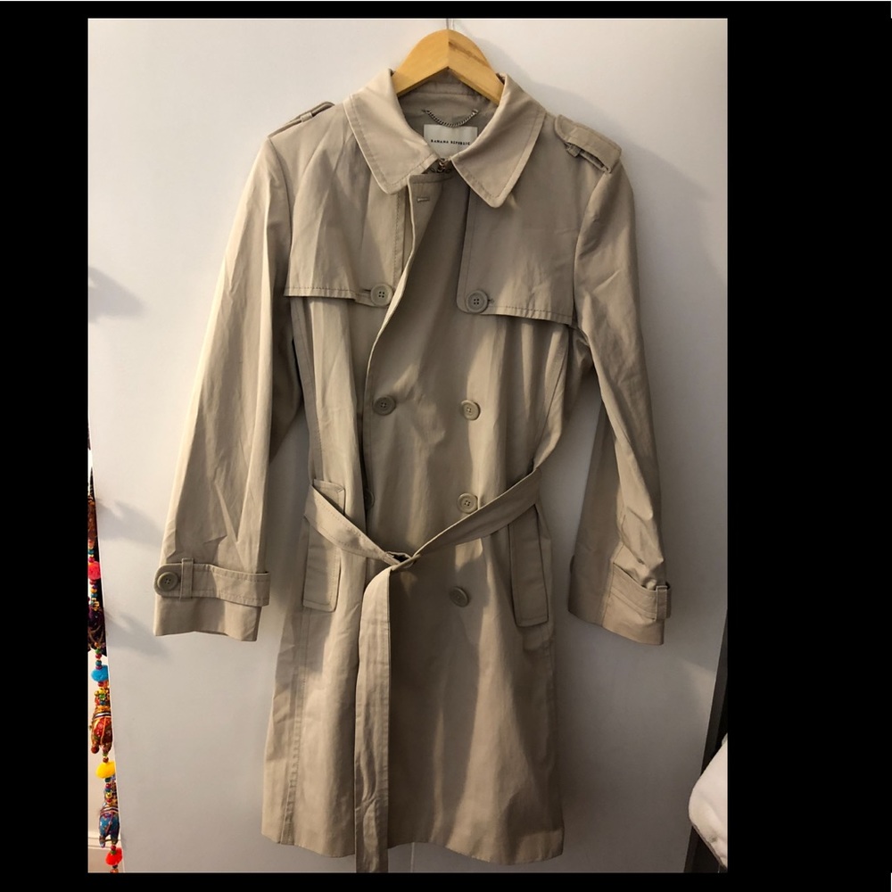 Banana Republic Tan Trench Coat